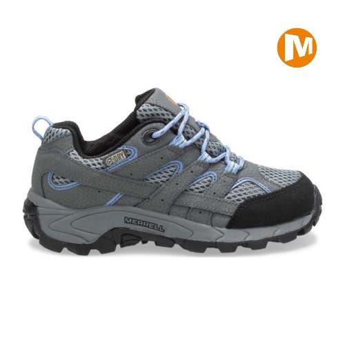 Dětské Tenisky Merrell Moab 2 Low Lace Waterproof Šedé (CZ. JYXVP)